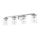 Z-Lite Thayer Vanity, 4-Light, 30.75 In.W x 5.75 In.L x 8.75 In.H, Chrome /Clear 742-4V-CH - alternate 4